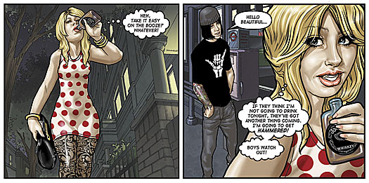 Alien Ink strip by David Bircham. ‘These are the issues that teenagers are dealing with today’ 