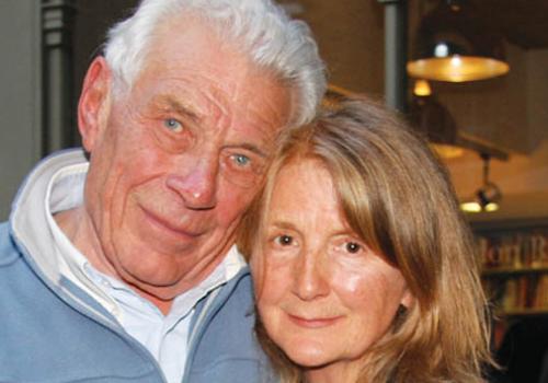 John Berger with film director Sally Potter 