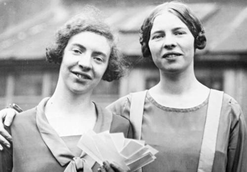 Ida Cooke and sister Louise