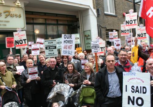 Crown Estate protests