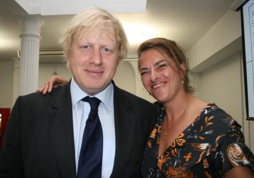 Boris Johnson and Tracey Emin