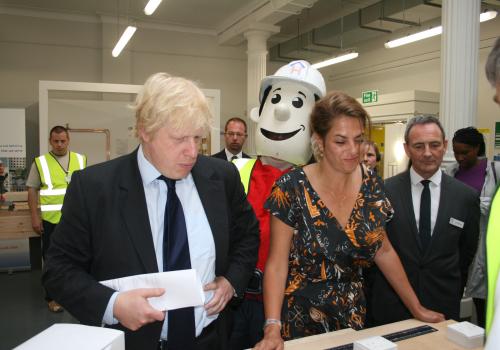 Boris Johnson and Tracey Emin