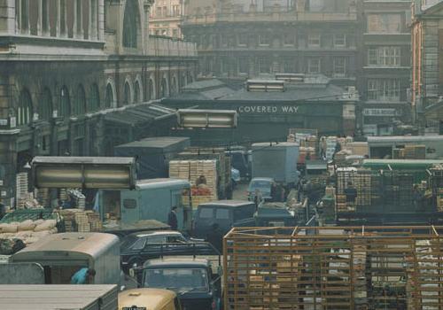 Detail from one of the thousands of photographs of the Covent Garden by Clive Bo