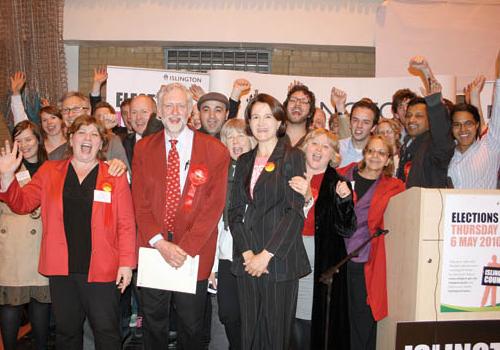 Emily Thornberry, Jeremy Corbyn and Islington Labour leader Catherine West celeb