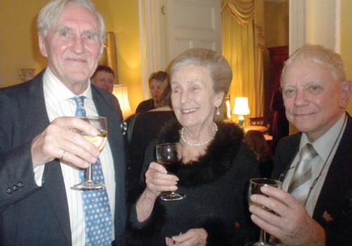 Anthony Fletcher with Princess Jean Galitzine and director Adrian Brown