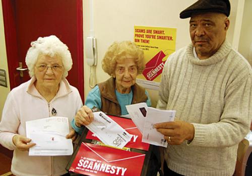 Girdlestone Estate Third Age group members Joan Francis, Margaret Stephens and D