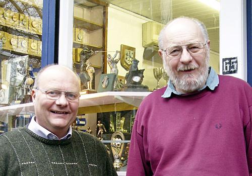 Engravers Don and Michael Keen of Derry Keen & Co