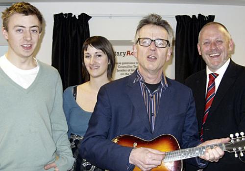 Julian Vicary, Louise Mousseau, John Hegley and Terry Stacy