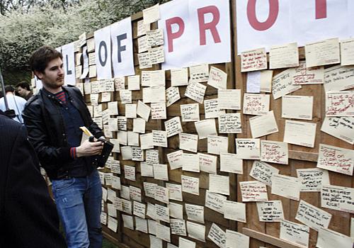 The Wall of Protest