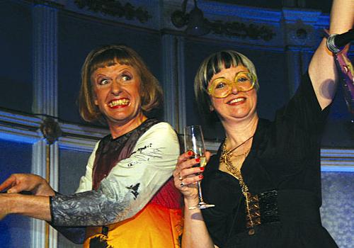 Grayson Perry with wife Philippa