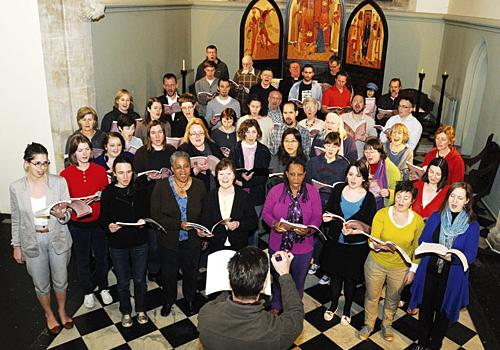 The Vox Holloway choir on song at St Luke’s Church