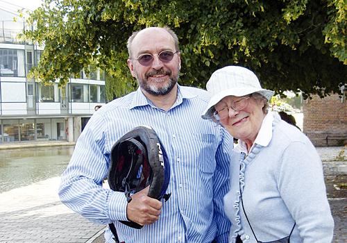 Campaigners Ian Shacklock and Gillian Comins