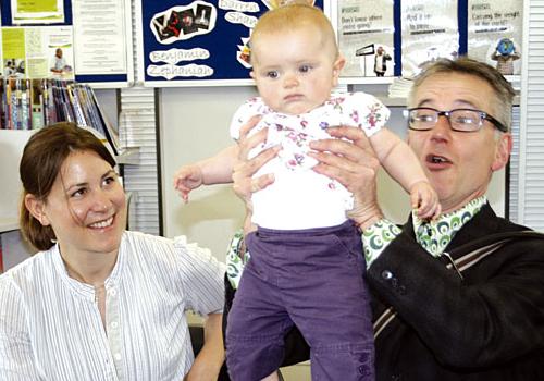 Poet John Hegley ­entertains the ­mother and toddler group