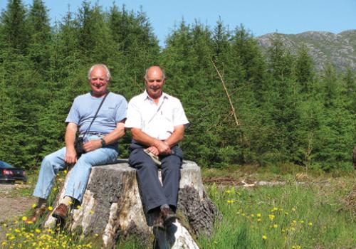 Nick Fincham and his brother Geoffrey