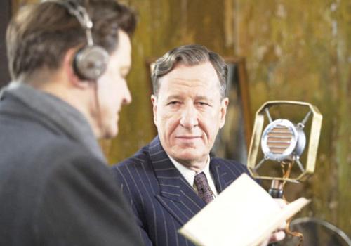 Colin Firth and Geoffrey Rush in The King’s Speech