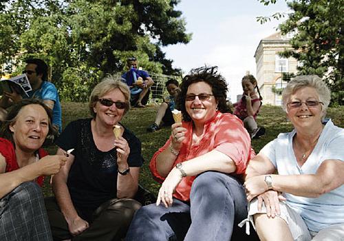 Dawn Radagh, Anne Goodridge, Caroline Pearce and Trisha Rupply