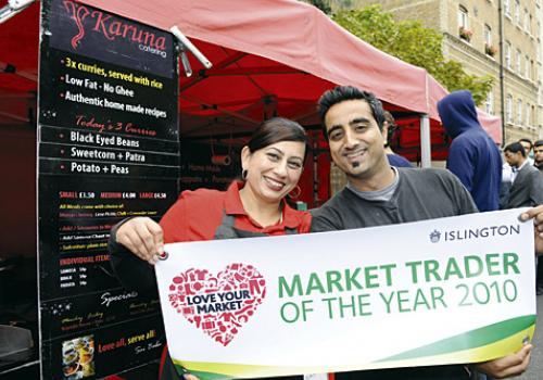 Mohini and Kuntal Vyas, Islington Market Traders of the Year