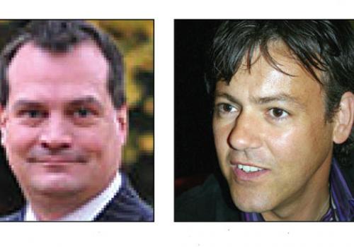 Dr Mark Atkinson and Rupert Graves