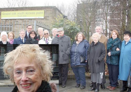 Friends of Joan Stally who gathered to pay their respects at St Dominic’s church