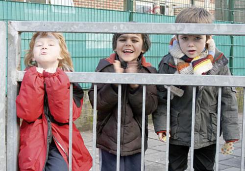 Gospel Oak Primary School pupils Daniel, Noah and Laurie