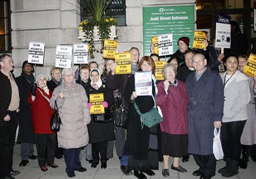 Cumberland estate residents made their voices heard at Town Hall this week