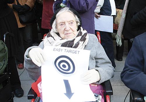 Lily Chitty on the day she joined protesters at the Camden Town Hall