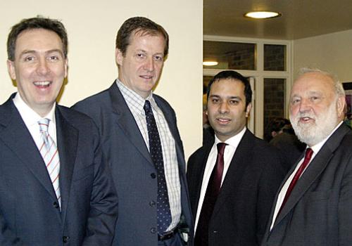 Nick Smith, Alastair Campbell, Raj Chada and Frank Dobson