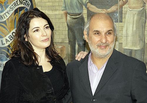 TV chef Nigella Lawson and BBC creative director Alan Yentob