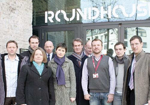 Assembly member Caroline Pidgeon with Camden traders