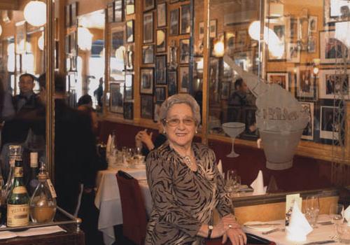 Elena Salvoni, the ‘Queen of Soho’, pictured in her Elena’s L’Etoile restaurant 