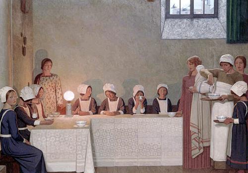 One of the Acts of Mercy paintings by Frederick Cayley Robinson