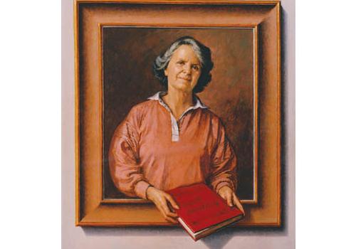 A portrait of Vivien Noakes by her husband, Michael Noakes