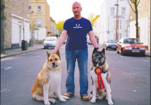 Robert Stuhldreer with Adora and Max