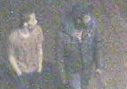 CCTV image of two of the men being sought by police