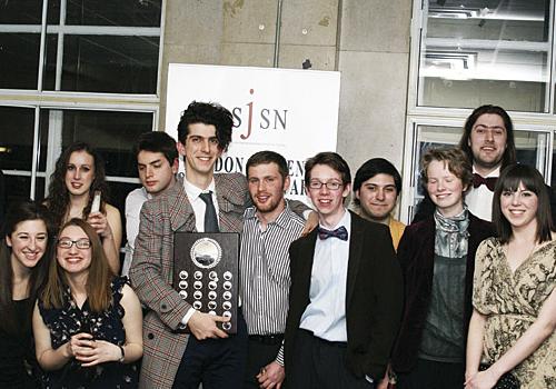 The London Student Journalism Network award winners celebrate