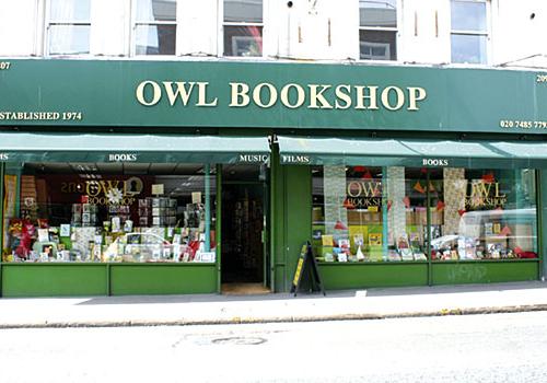 The Owl Bookshop in Kentish Town Road