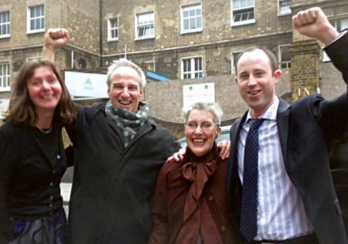 Kitty Edwards-Jones, Nick Black, Ruth Richardson and Aimery de Malet Roquefort 