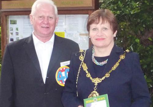 Birthday party: SEBRA chairman John Zamit and Westminster Lord Mayor Judith Warn