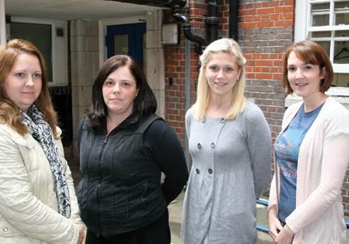 From left, Emma Taylor, Dianne Bell, Kelly Wedesh and Christine Goldsmith