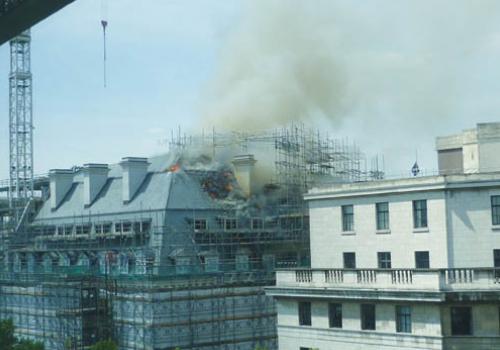 Marconi House: Tuesday’s fire which led to traffic chaos 