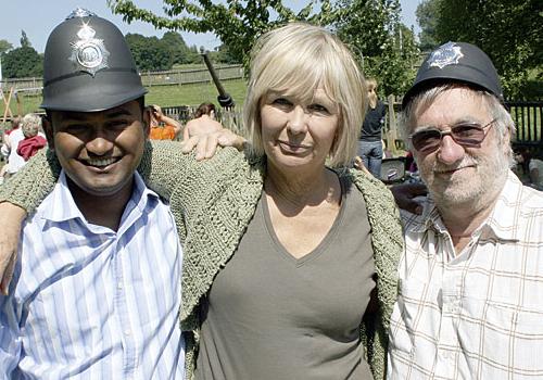 Foyezur Miah, Catherine Boyd and Mick Farrant at the summer party