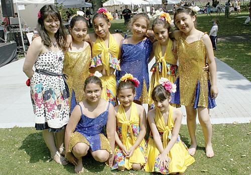 Young dancers from the Esforal Latin School