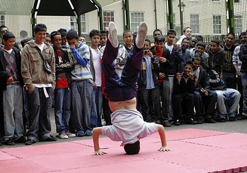 Scene from a previous performance at the Chalton Street festival