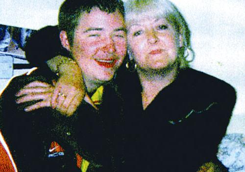 Cathy O’Connor with her son, Kieran O’Donnell