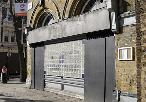 The empty venue next to Camden Road station