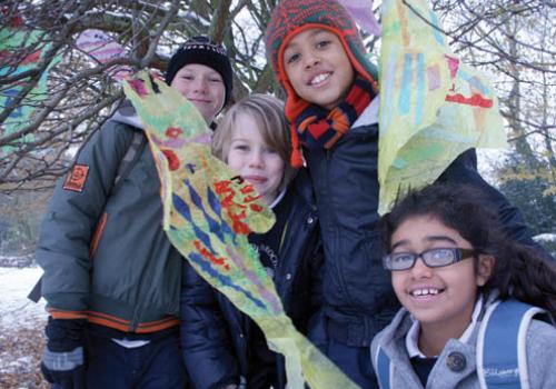 Jack Salmon, George Peters, Connor Ryan and Jemima Pillay, also from Hampstead P