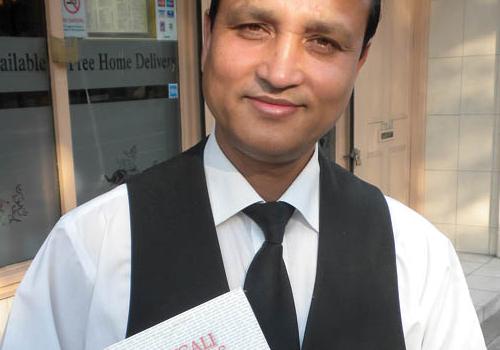 Restaurant manager and writer Faruque Ahmed