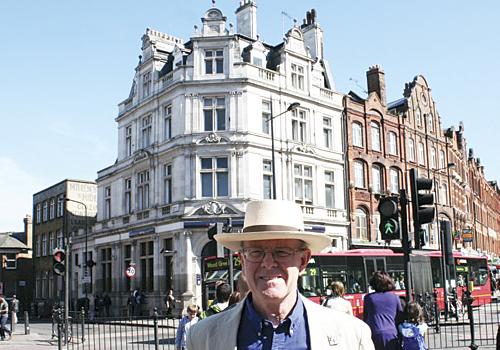 Tim Bruce-Dick on the streets of Camden Town