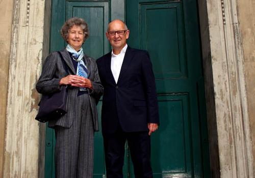 Lady Sainsbury with George Hammer at St Mark’s