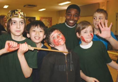  Zizo, Kieran, Jack, Fred, back row from left, Elliot, Misian.